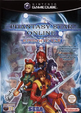 Phantasy Star Online Episode I & II (v1 box cover front